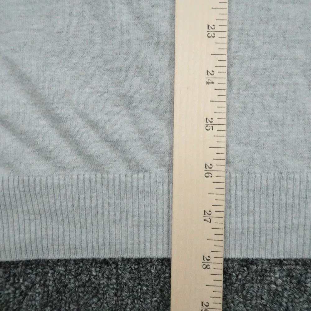 johnnie O Sweater Mens Large Gray Bailey Quarter Zip Pullover Golf Silk Blend *